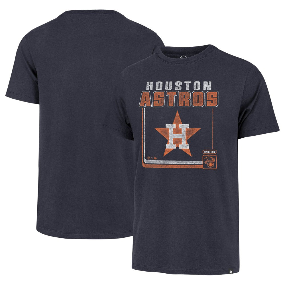 Houston Astros Cooperstown Collection Borderline Franklin T-Shirt Navy | 47 brand