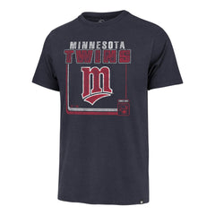 Minnesota Twins Cooperstown Collection Borderline Franklin T-Shirt Navy | 47 brand