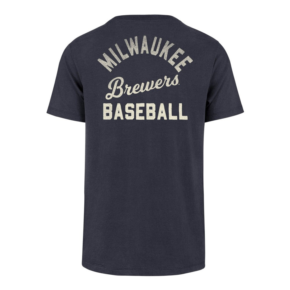Milwaukee Brewers Turn Back Franklin T-Shirt Navy | 47 brand