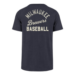 Milwaukee Brewers Turn Back Franklin T-Shirt Navy | 47 brand