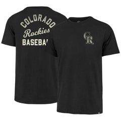 Colorado Rockies Turn Back Franklin T-Shirt Black | 47 brand