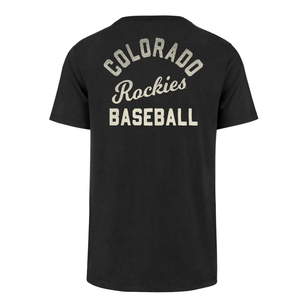 Colorado Rockies Turn Back Franklin T-Shirt Black | 47 brand