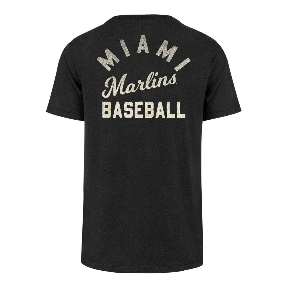 Miami Marlins Turn Back Franklin T-Shirt Black | 47 brand