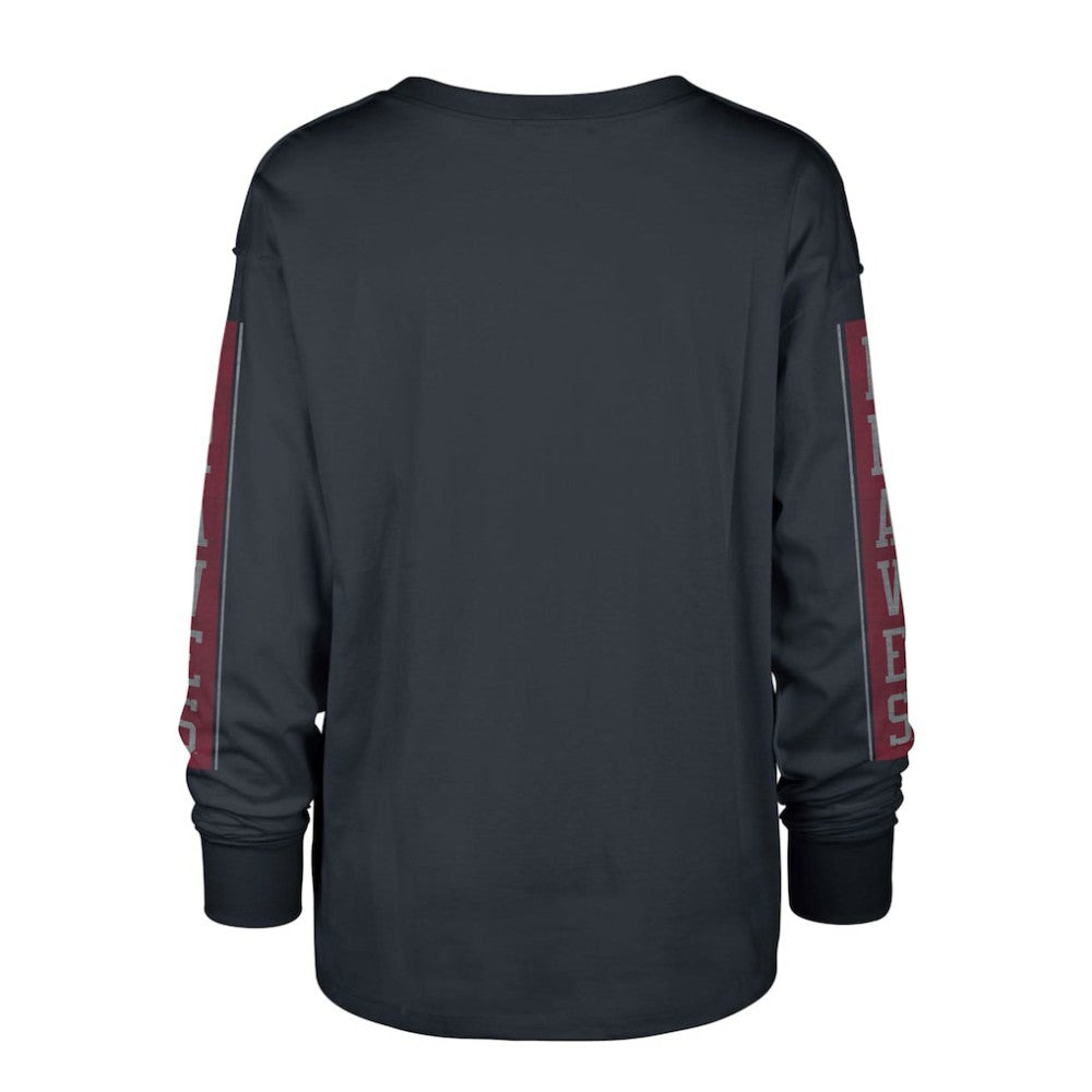 Atlanta Braves Women's Statement Long Sleeve T-Shirt Navy | 47 brand
