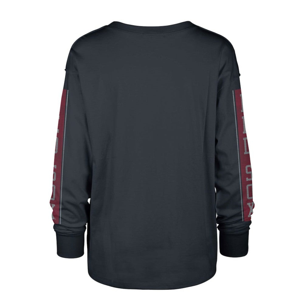 Boston Red Sox Women's Statement Long Sleeve T-Shirt Navy | 47 brand