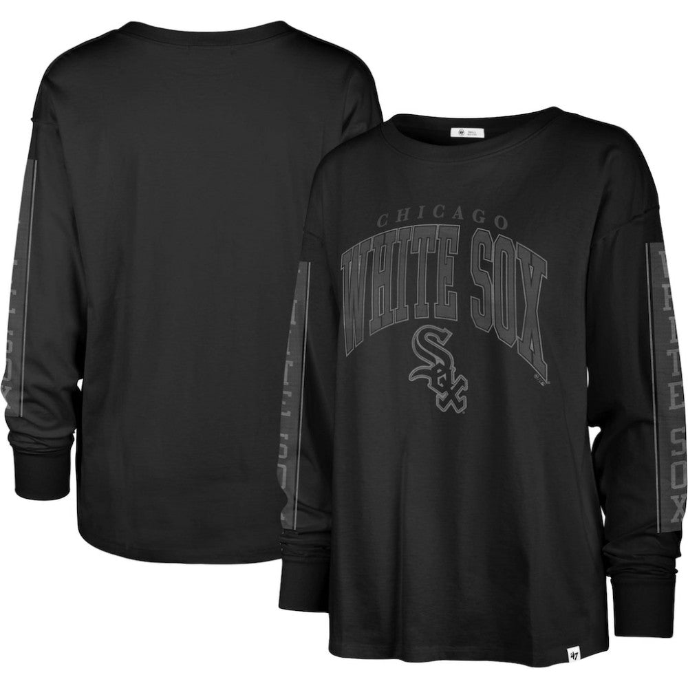 Chicago White Sox Women's Statement Long Sleeve T-Shirt Black | 47 brand