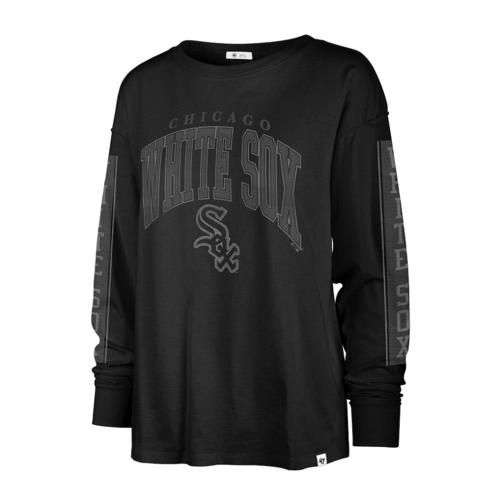 Chicago White Sox Women's Statement Long Sleeve T-Shirt Black | 47 brand