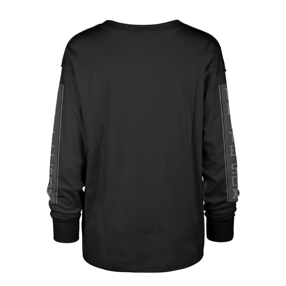 Chicago White Sox Women's Statement Long Sleeve T-Shirt Black | 47 brand