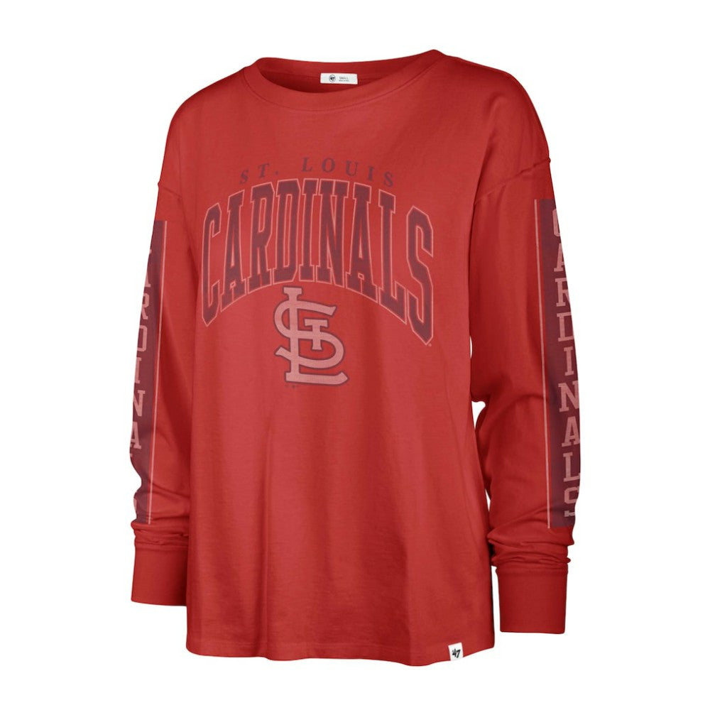 St. Louis Cardinals Women's Statement Long Sleeve T-Shirt Red | 47 brand