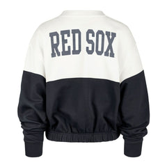 Boston Red Sox Women's Take Two Bonita Pullover Sweatshirt White/Navy | 47 brand
