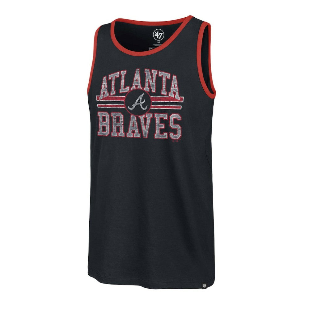 Atlanta Braves Winger Franklin Tank Top Navy | 47 brand