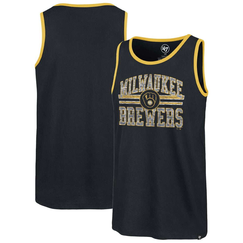 Milwaukee Brewers Winger Franklin Tank Top Navy | 47 brand