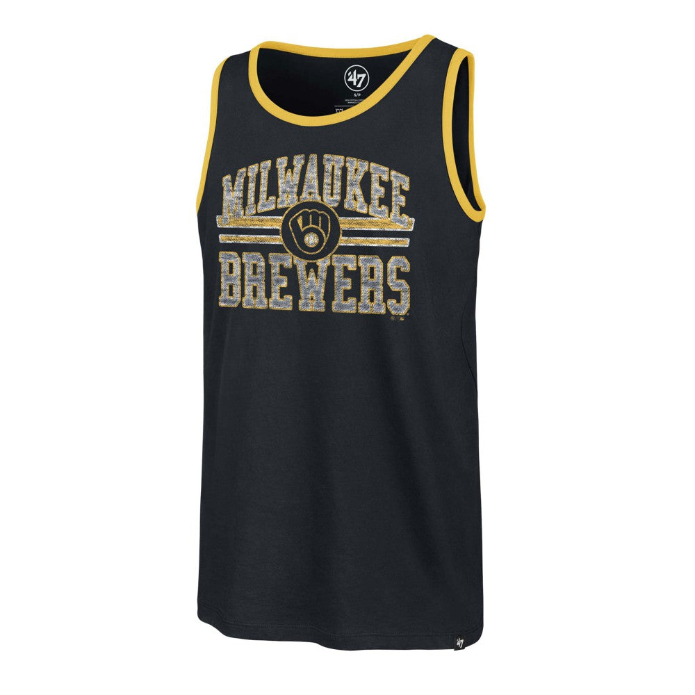 Milwaukee Brewers Winger Franklin Tank Top Navy | 47 brand