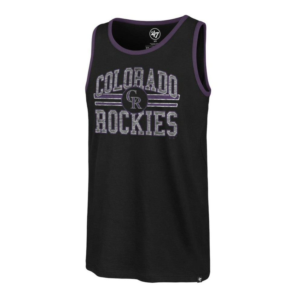 Colorado Rockies Winger Franklin Tank Top Black | 47 brand