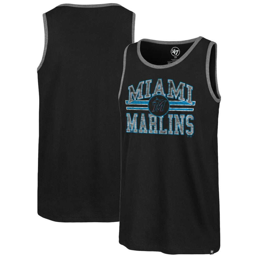 Miami Marlins Winger Franklin Tank Top Black | 47 brand