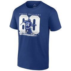 Auston Matthews Toronto Maple Leafs Fanatics Big & Tall Goal Record T-Shirt Blue