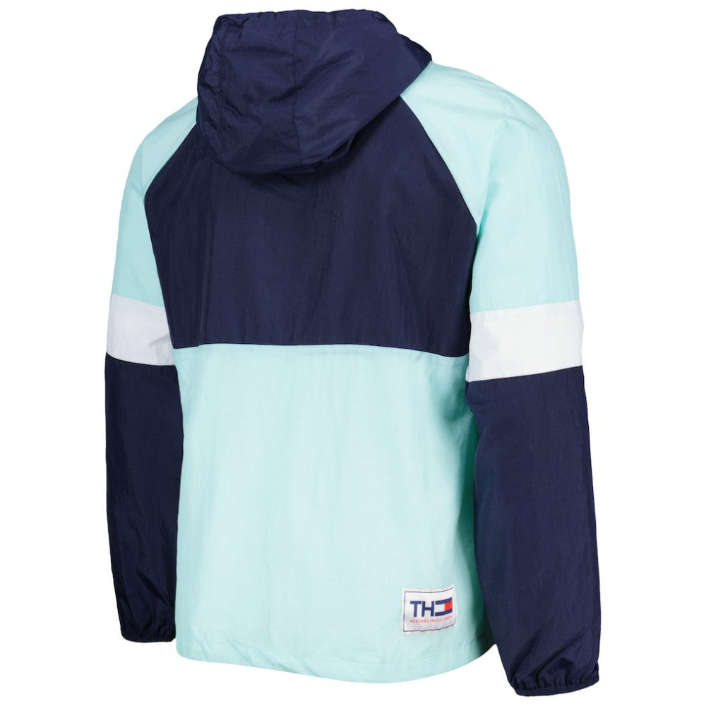 Seattle Kraken Tommy Hilfiger Raglan Half-Zip Jacket Deep Sea Blue/White