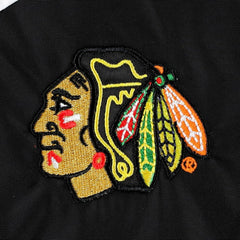 Chicago Blackhawks Tommy Hilfiger Women's Staci Half-Zip Windbreaker Jacket Black/Red