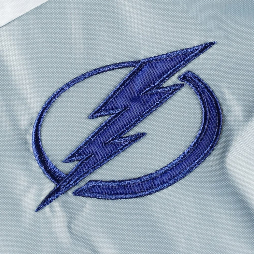 Tampa Bay Lightning Tommy Hilfiger Women's Staci Half-Zip Windbreaker Jacket Blue/Silver