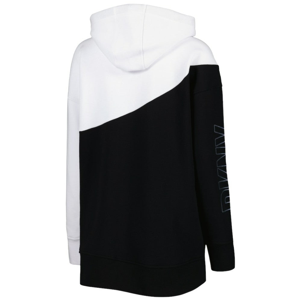 Philadelphia Flyers DKNY Sport Women's Gina Full-Zip Hoodie Black/White