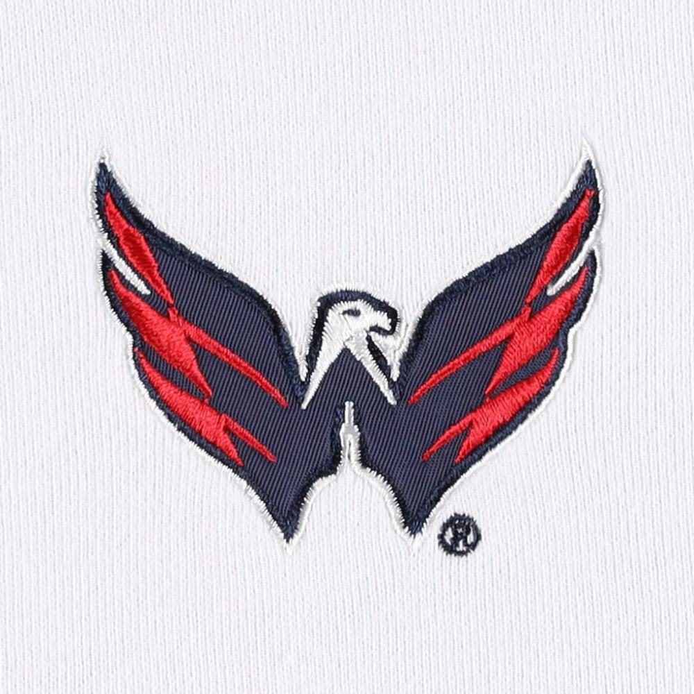 Washington Capitals DKNY Sport Women's Gina Full-Zip Hoodie Red/White