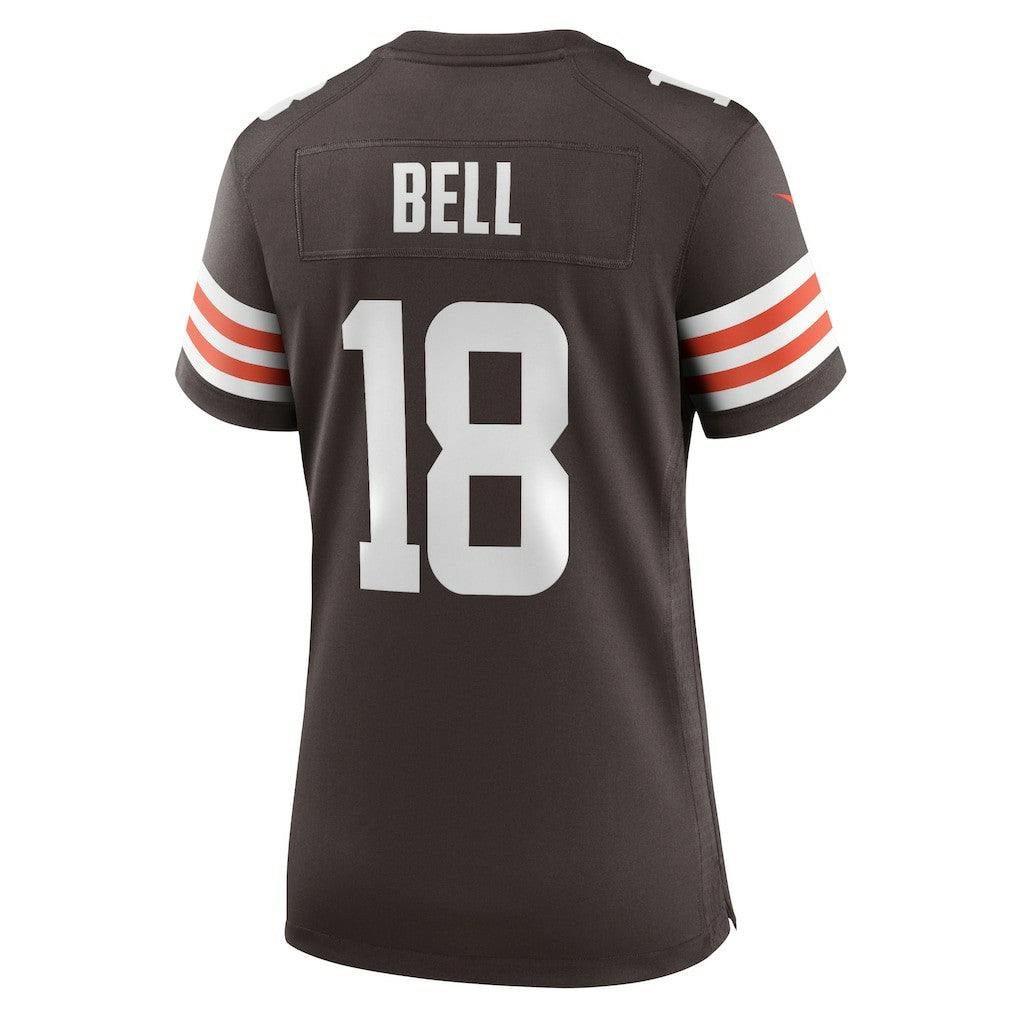 David Bell Cleveland Browns Women's Game Jersey - Brown