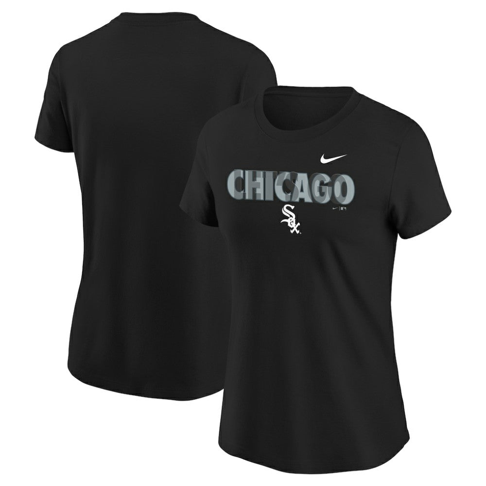 Chicago White Sox Girls Youth Let's Go T-Shirt Black