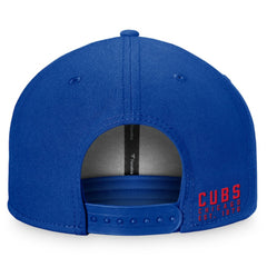 Chicago Cubs Fundamental Shadow Snapback Hat Royal