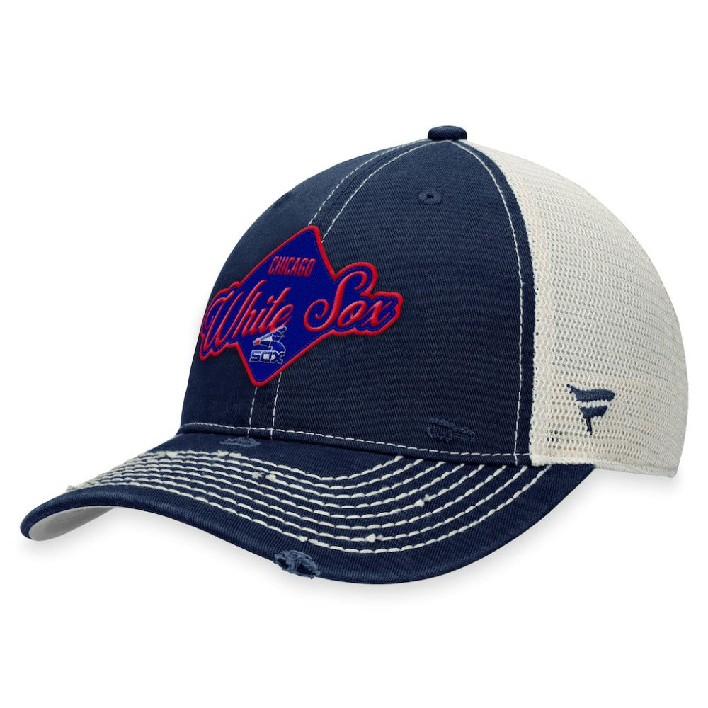 Chicago White Sox Heritage Trucker Snapback Hat Navy