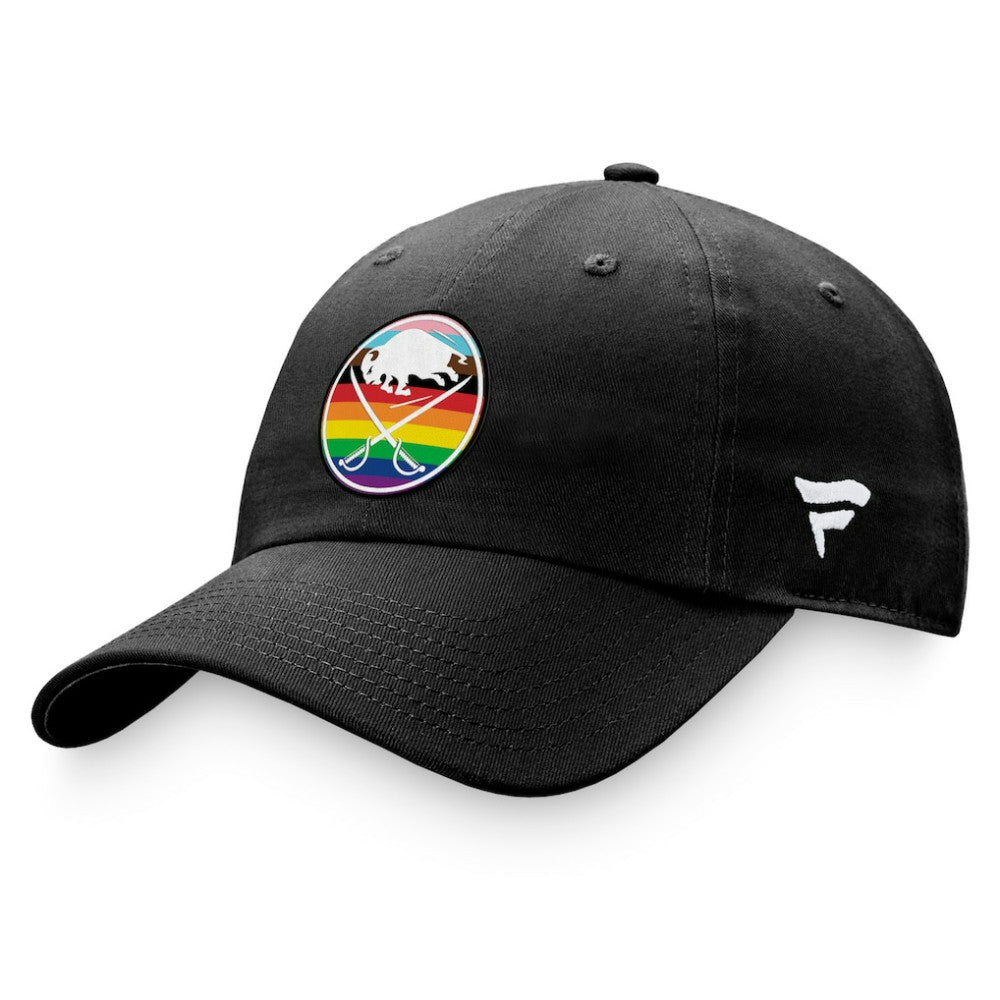 Buffalo Sabres Fanatics Team Logo Pride Adjustable Hat Black