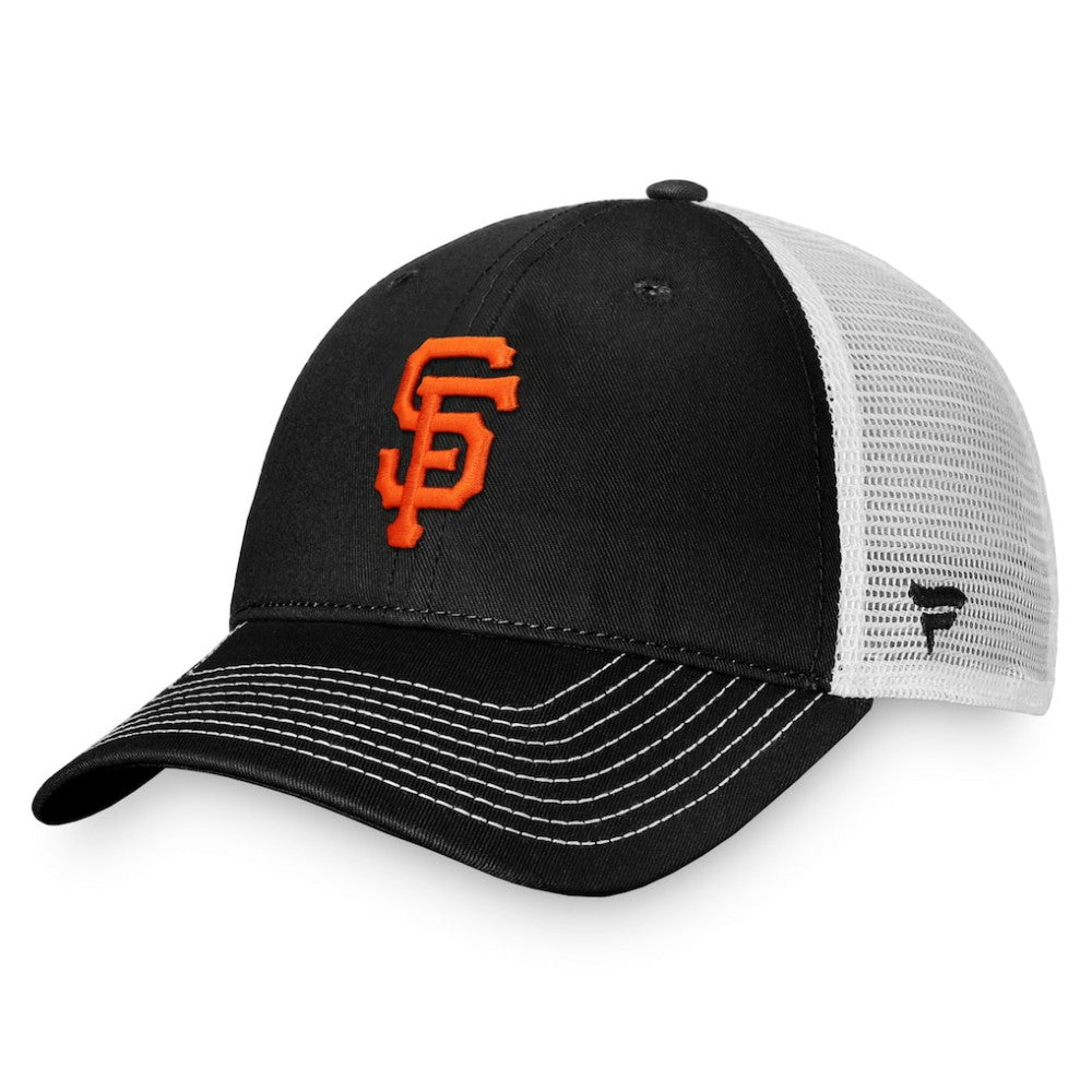 San Francisco Giants Team Core Unstructured Trucker Adjustable Hat Black/White