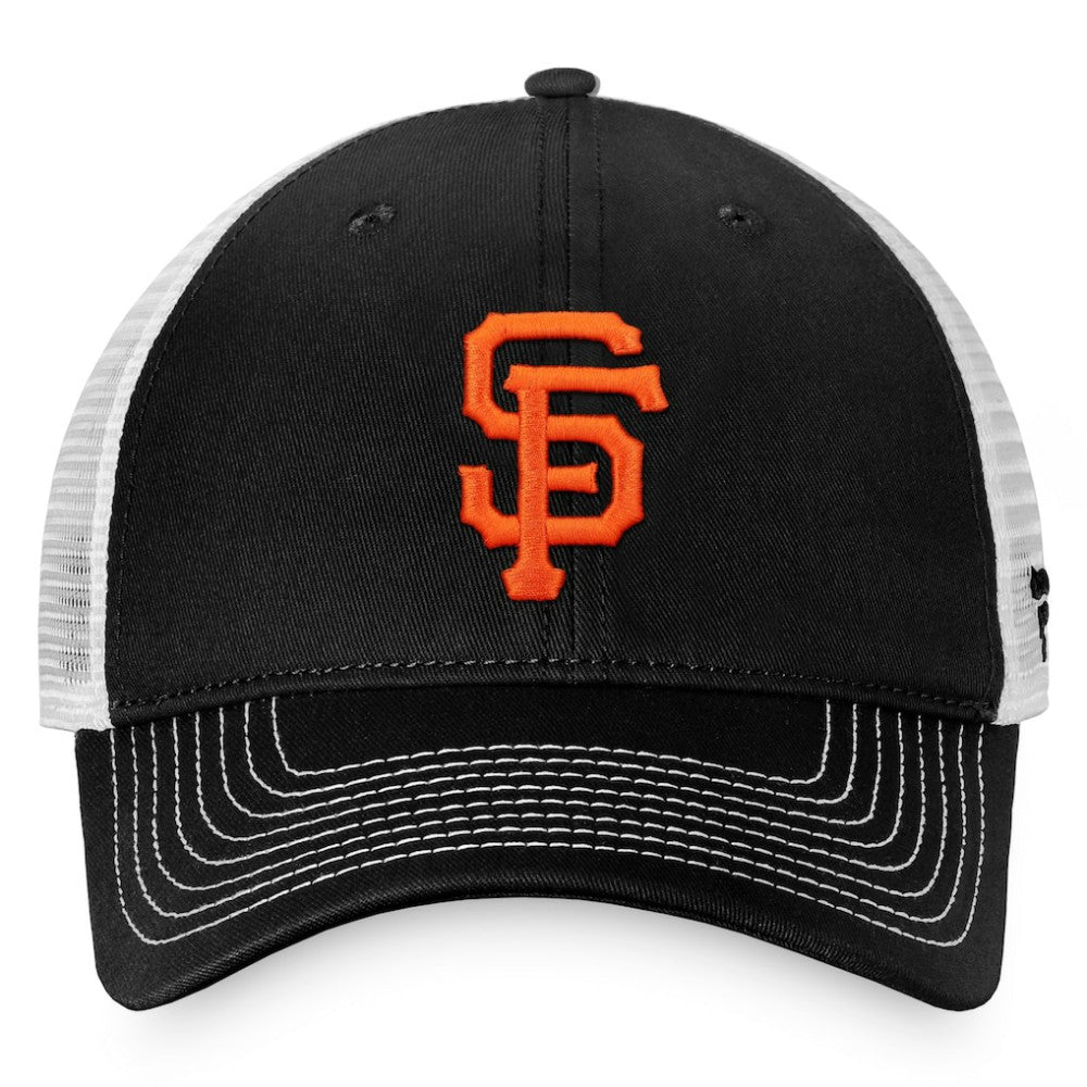 San Francisco Giants Team Core Unstructured Trucker Adjustable Hat Black/White