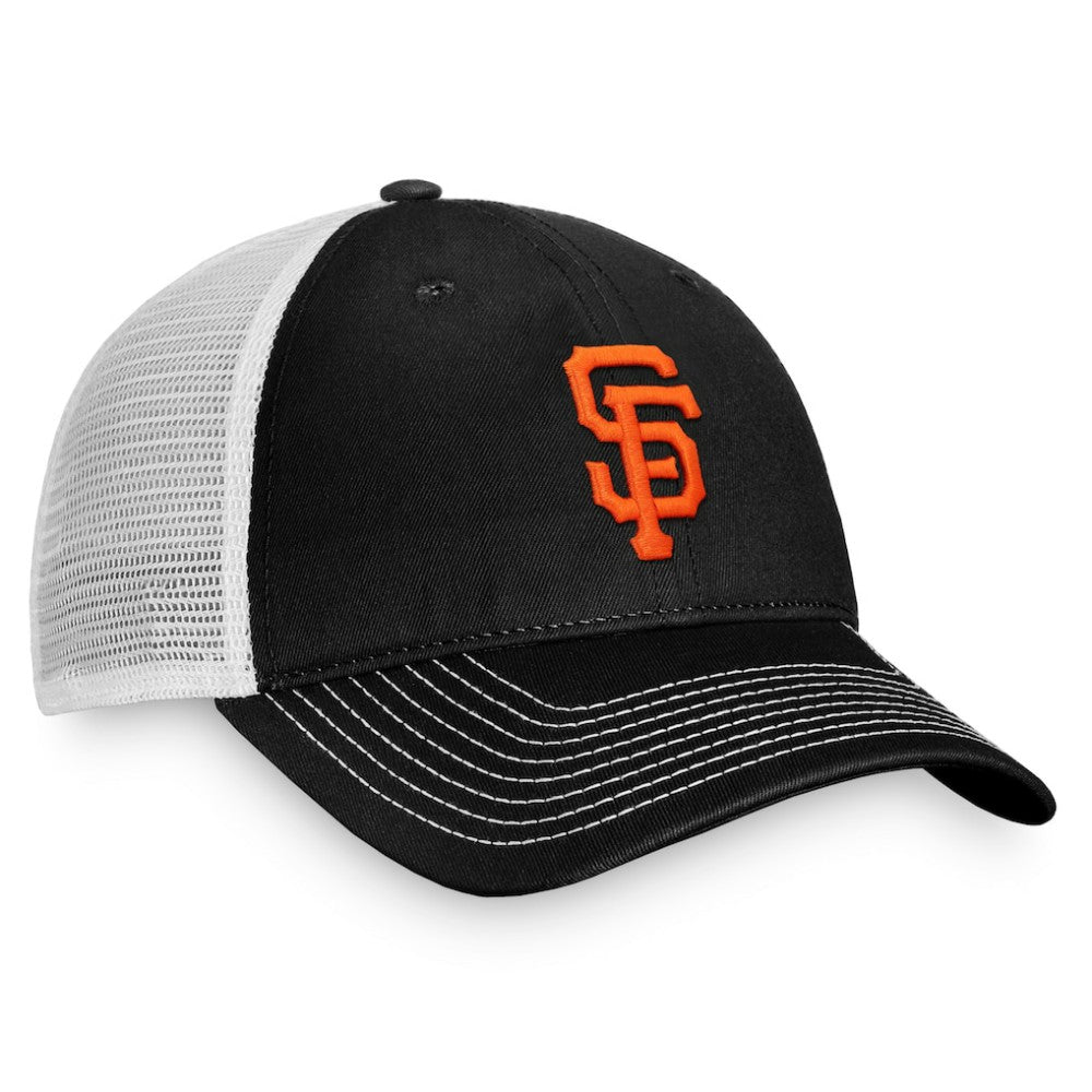 San Francisco Giants Team Core Unstructured Trucker Adjustable Hat Black/White