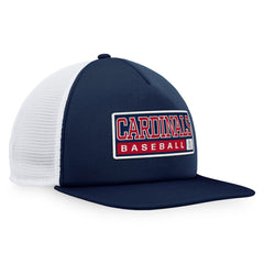 St. Louis Cardinals Majestic Foam Trucker Snapback Hat Navy/White