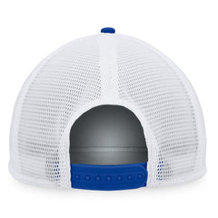 Chicago Cubs Majestic Foam Trucker Snapback Hat Royal/White
