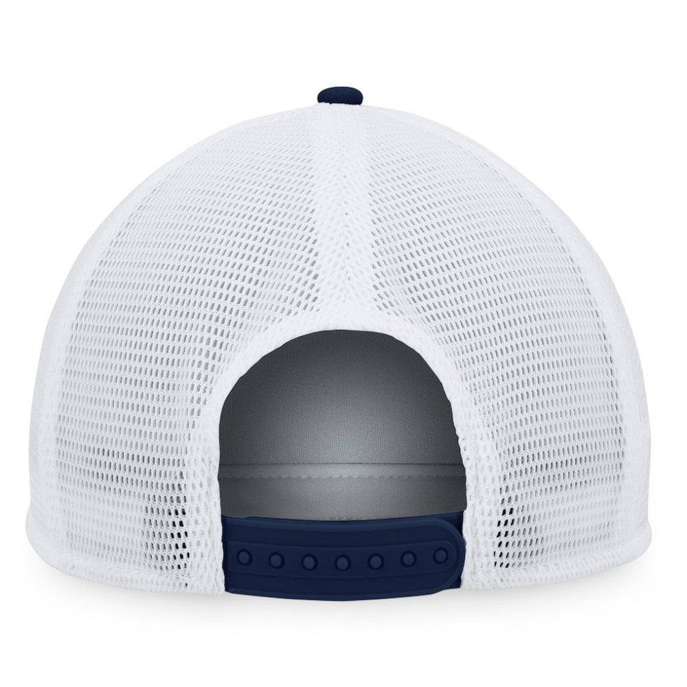 Detroit Tigers Majestic Foam Trucker Snapback Hat Navy/White