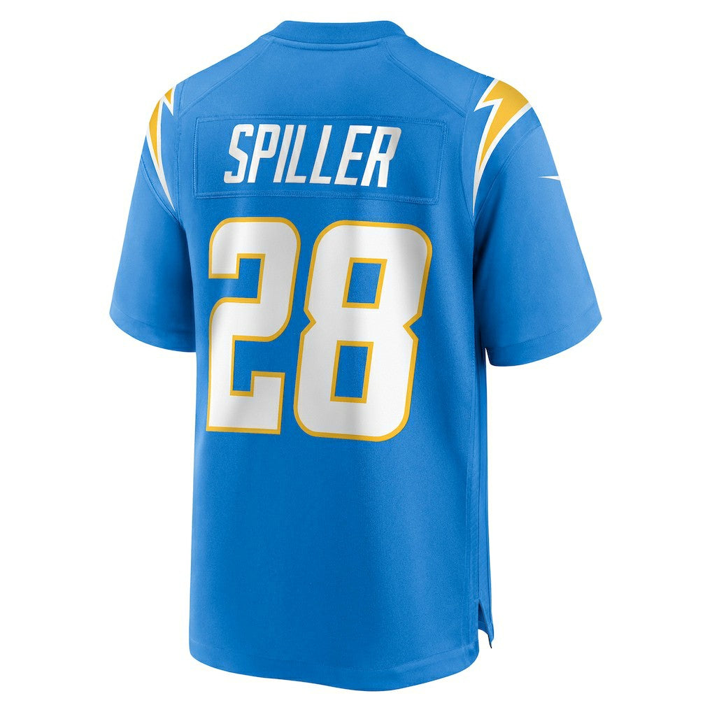 Isaiah Spiller Los Angeles Chargers Game Jersey - Powder Blue