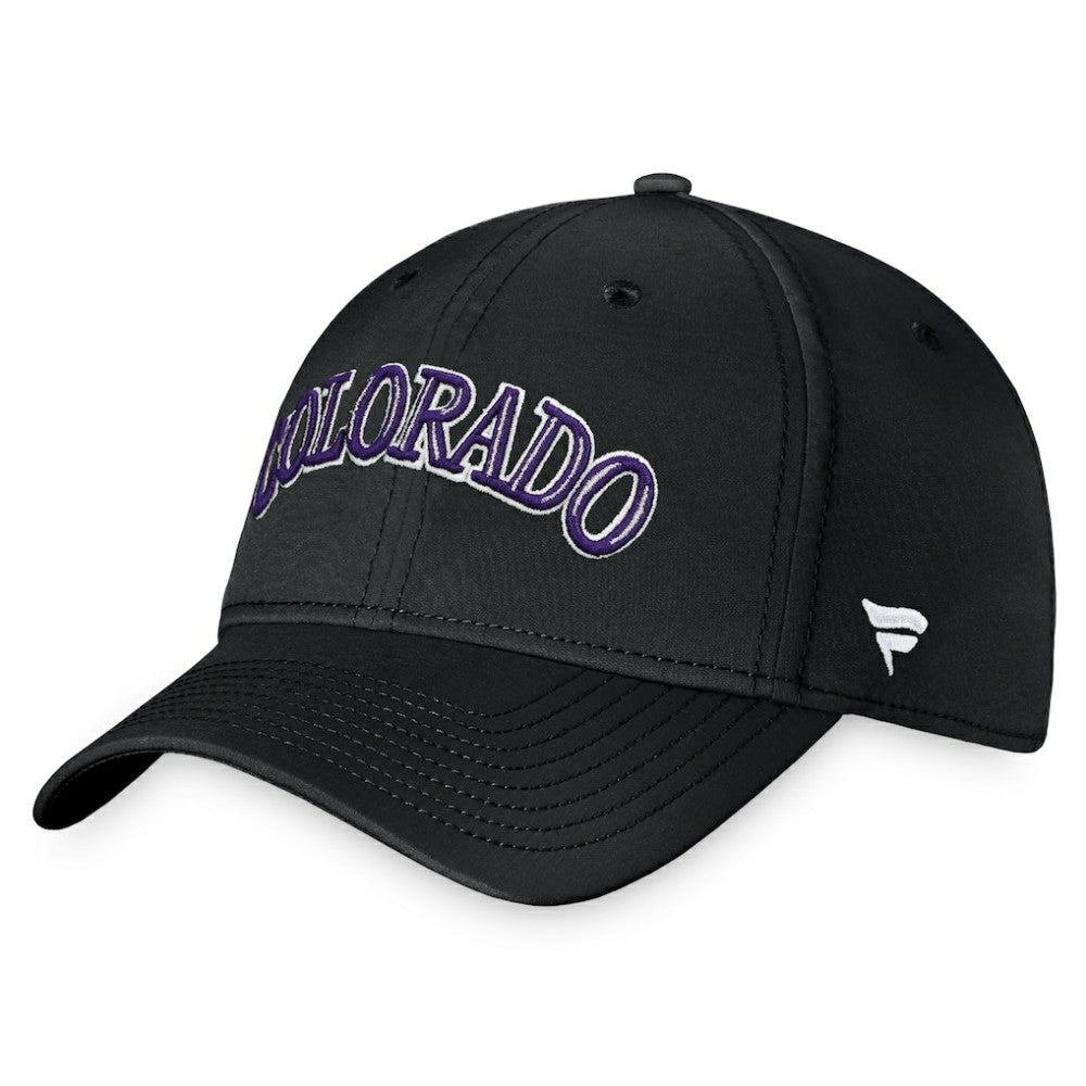 Colorado Rockies Core Flex Hat Black