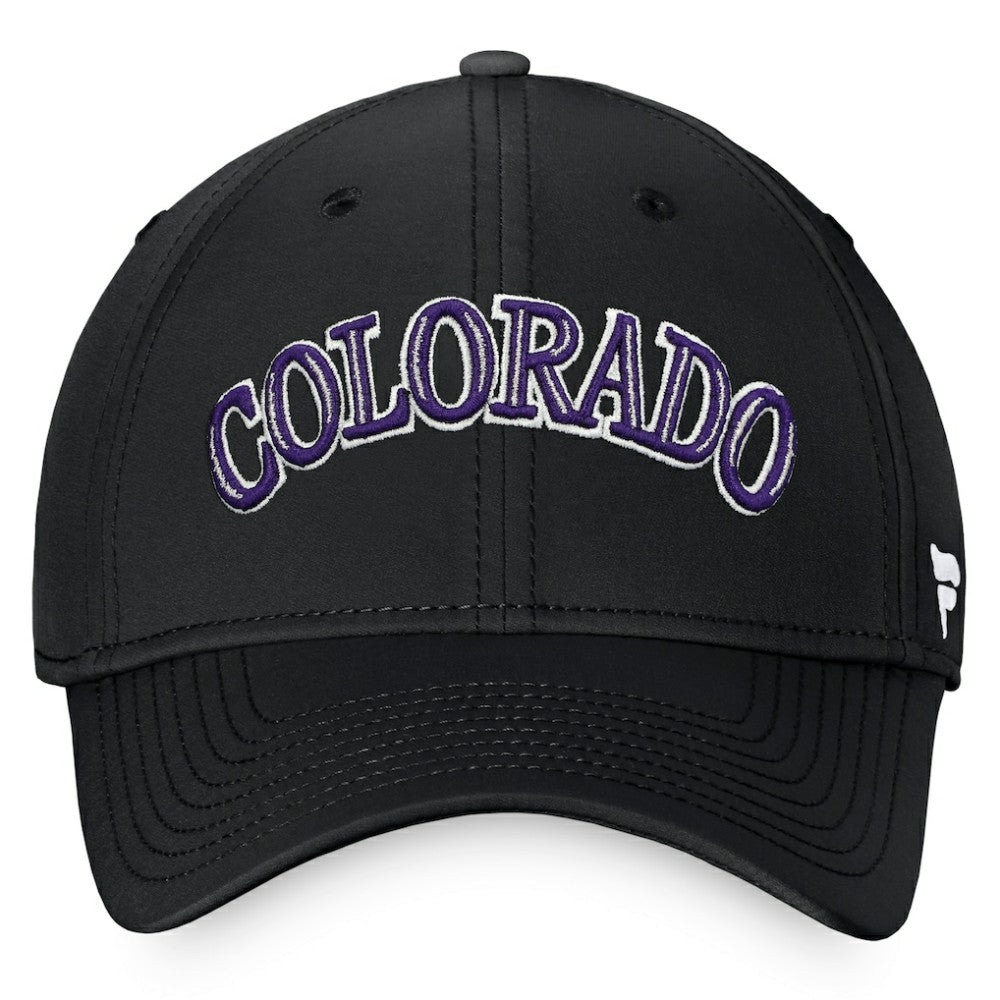 Colorado Rockies Core Flex Hat Black