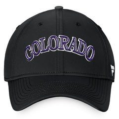 Colorado Rockies Core Flex Hat Black