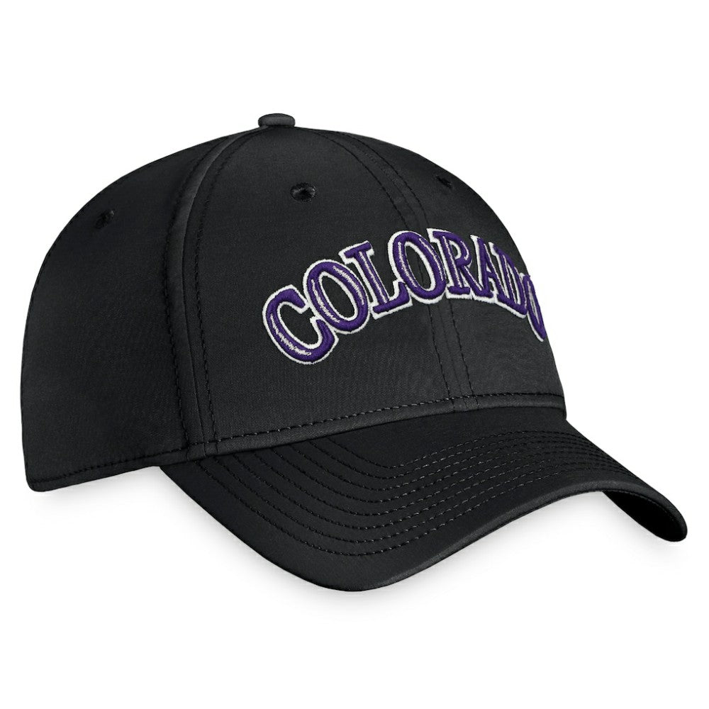Colorado Rockies Core Flex Hat Black