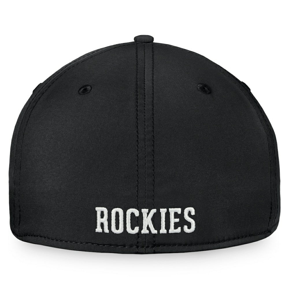 Colorado Rockies Core Flex Hat Black