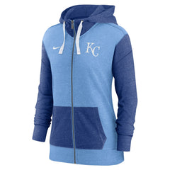 Kansas City Royals Women's Full-Zip Hoodie Light Blue | Nike