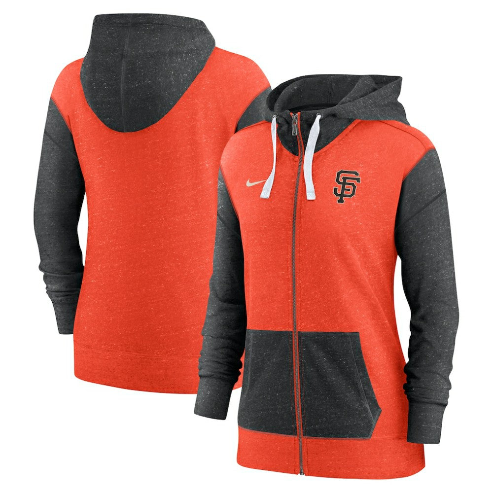San Francisco Giants Women's Full-Zip Hoodie Orange | Nike