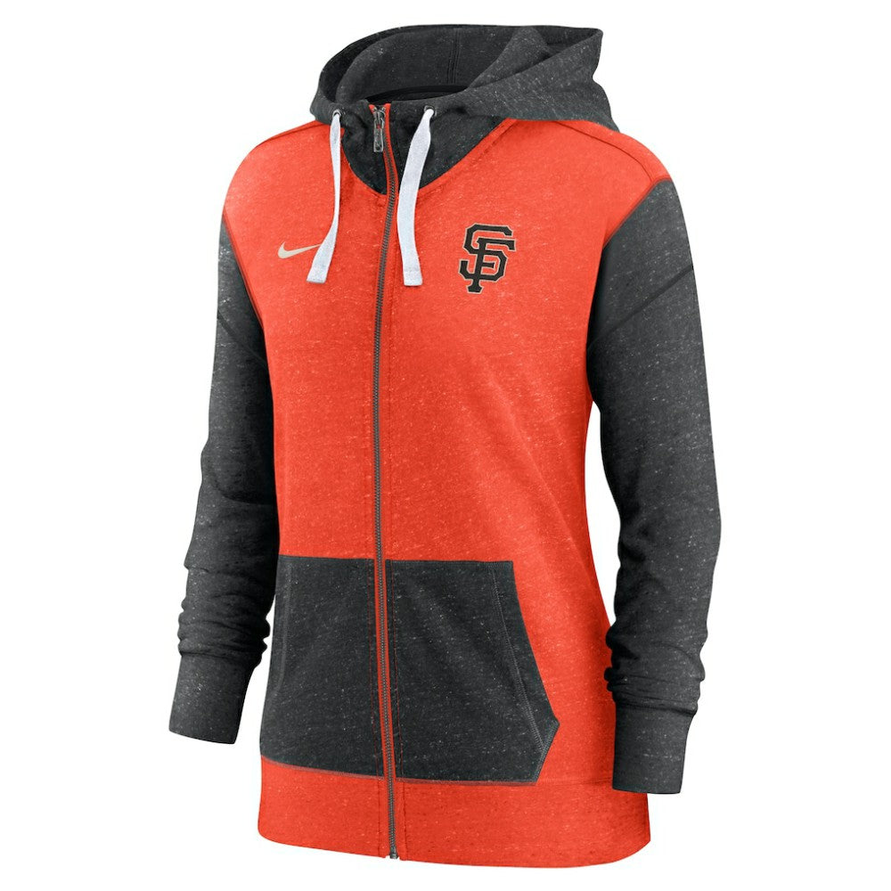 San Francisco Giants Women's Full-Zip Hoodie Orange | Nike