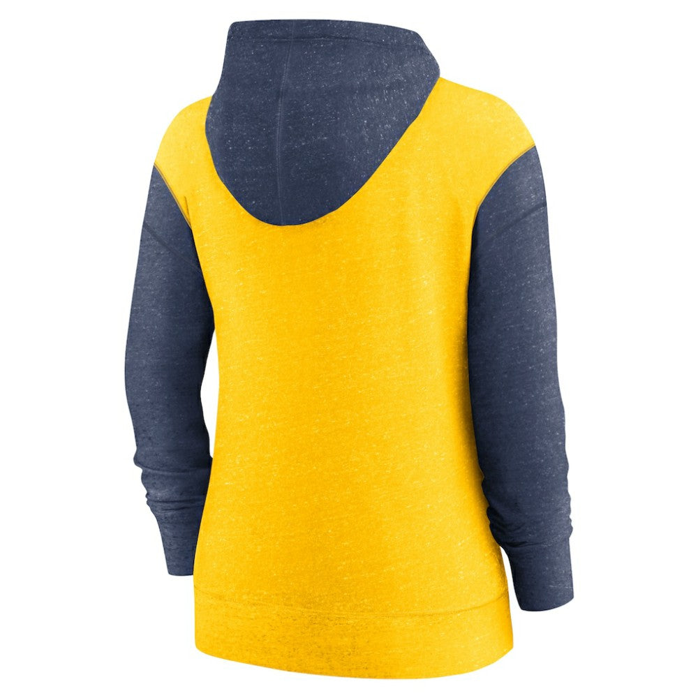 Milwaukee Brewers Women's Full-Zip Hoodie Gold | Nike