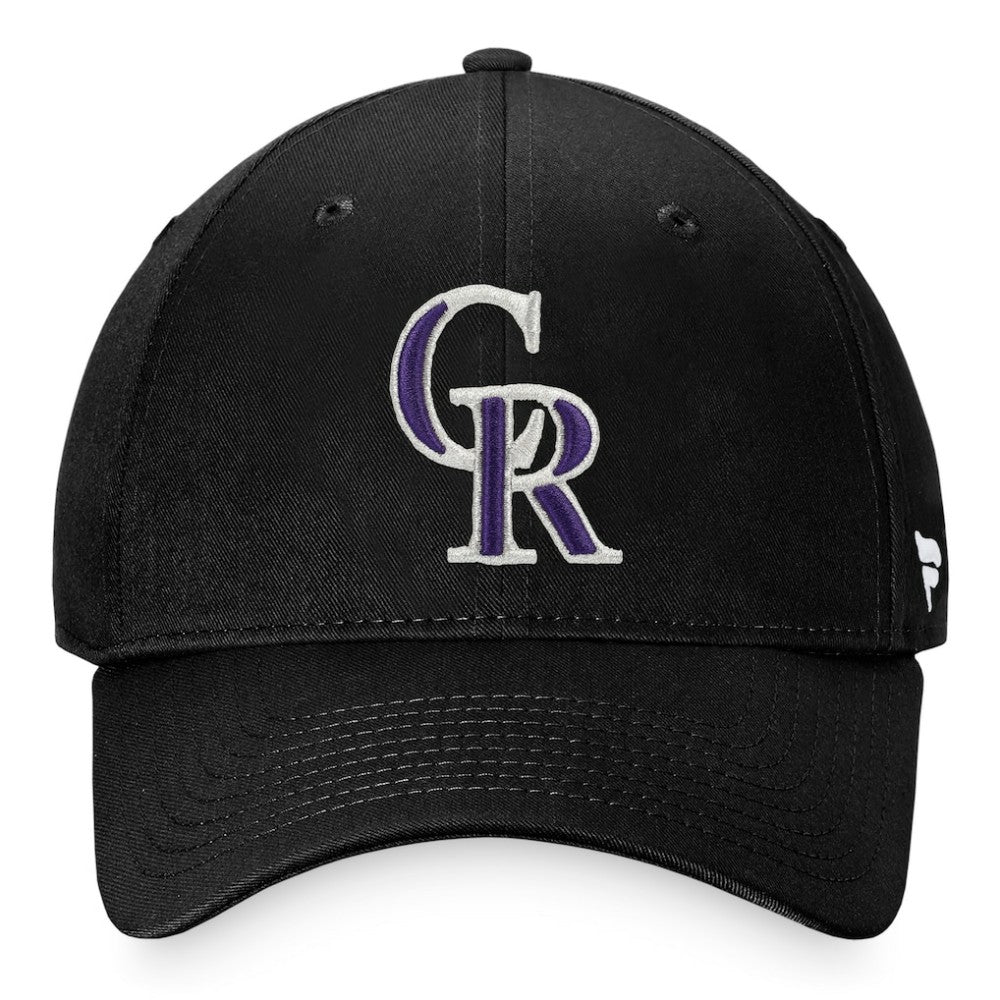 Colorado Rockies Cooperstown Collection Core Adjustable Hat Black