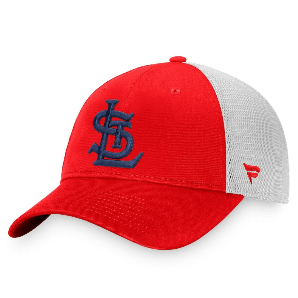 St. Louis Cardinals Cooperstown Collection Core Trucker Snapback Hat Red/White