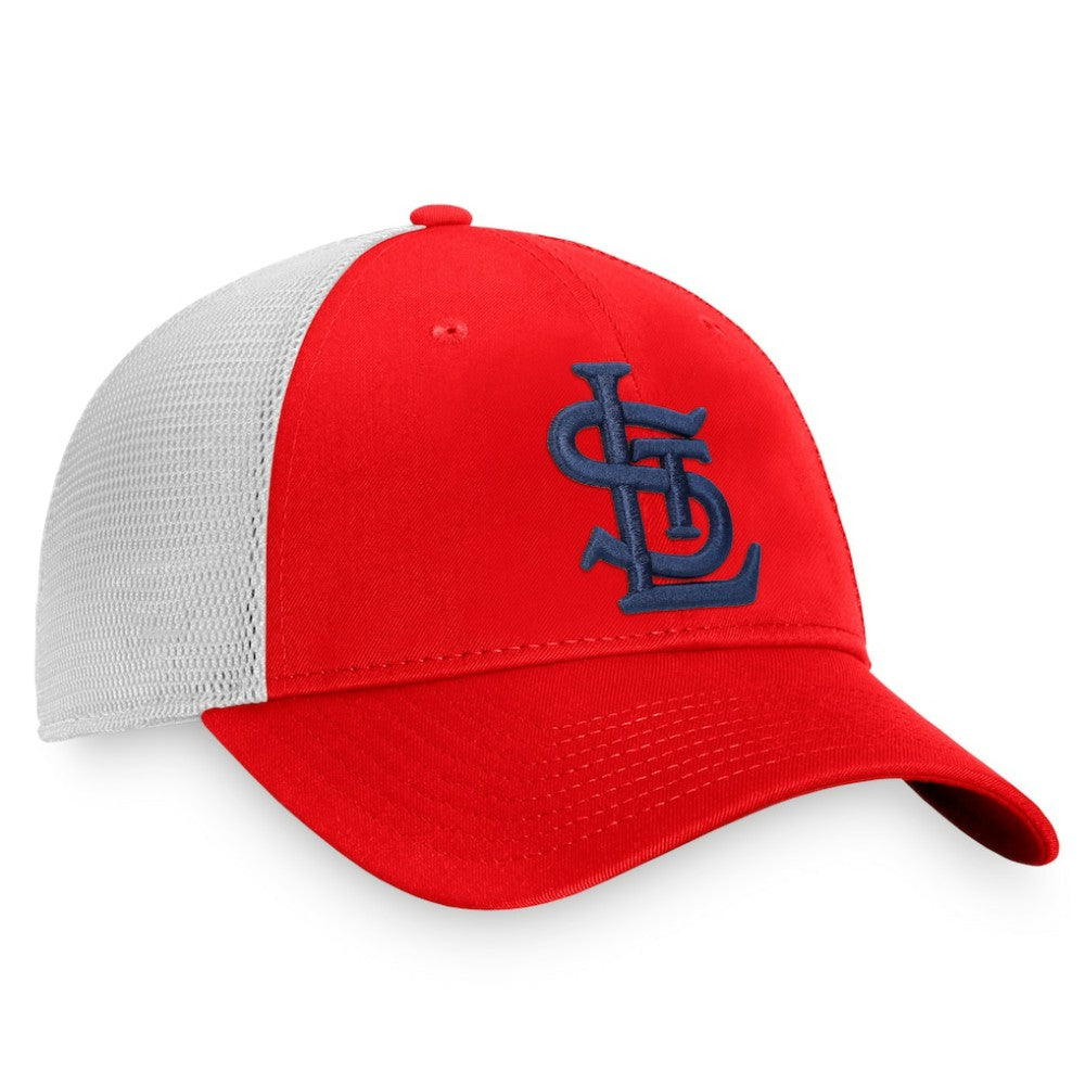 St. Louis Cardinals Cooperstown Collection Core Trucker Snapback Hat Red/White