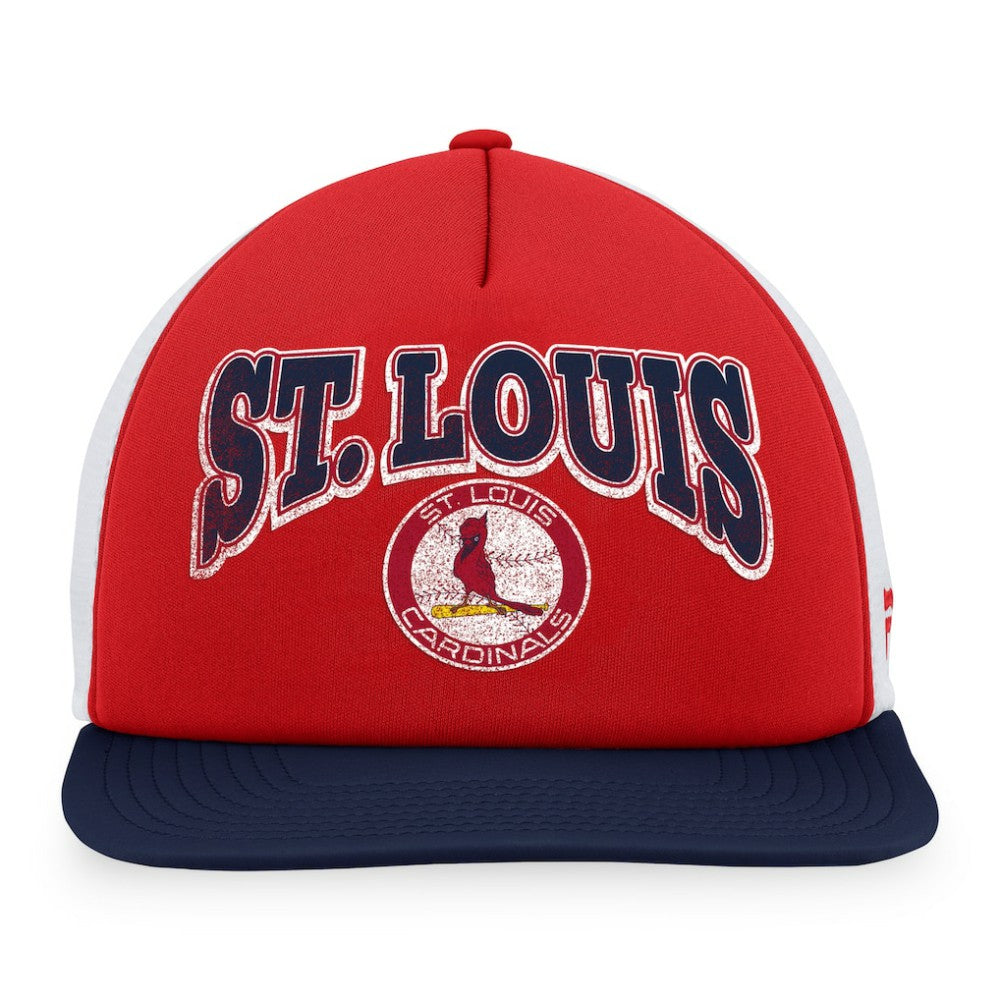 St. Louis Cardinals Heritage Foam Front Trucker Snapback Hat Red/Navy